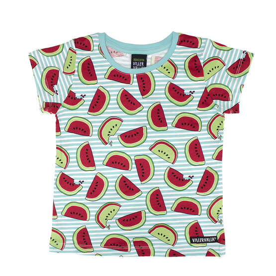 Villervalla Short Sleeve T-Shirt - Melon - Lgt Reef sale