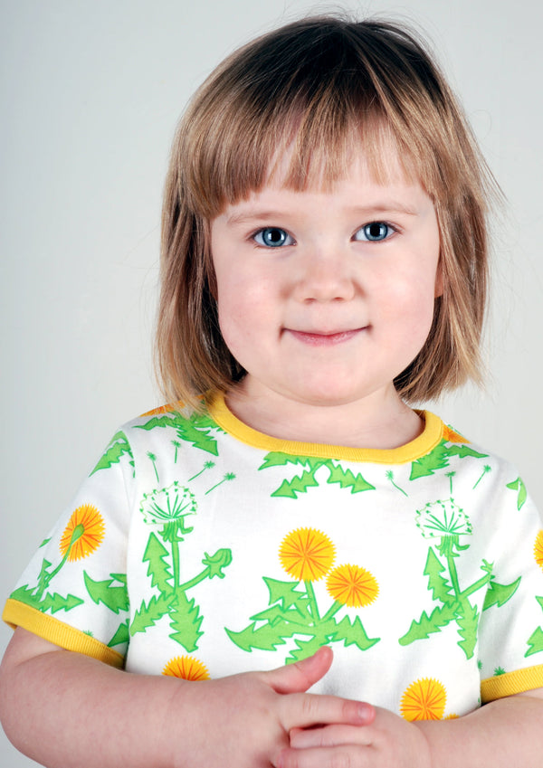 DUNS Sweden Dandelion Spring Short Sleeve Top