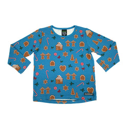 Villervalla Long Sleeved T-shirt - Gingerbread Mid Marine sale