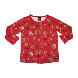 VILLERVALLA TANGO GINGERBREAD LONG SLEEVE TOP sale