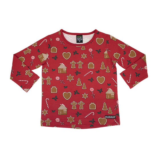 VILLERVALLA TANGO GINGERBREAD LONG SLEEVE TOP sale