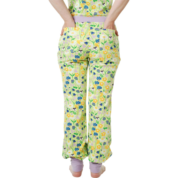 DUNS Sweden High Summer 2021 Adult Midsummer Flowers - Sharp Green Baggy Pants sale