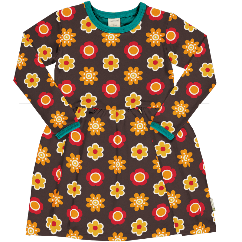 Maxomorra Winter Dress Spin LS FLOWER sale