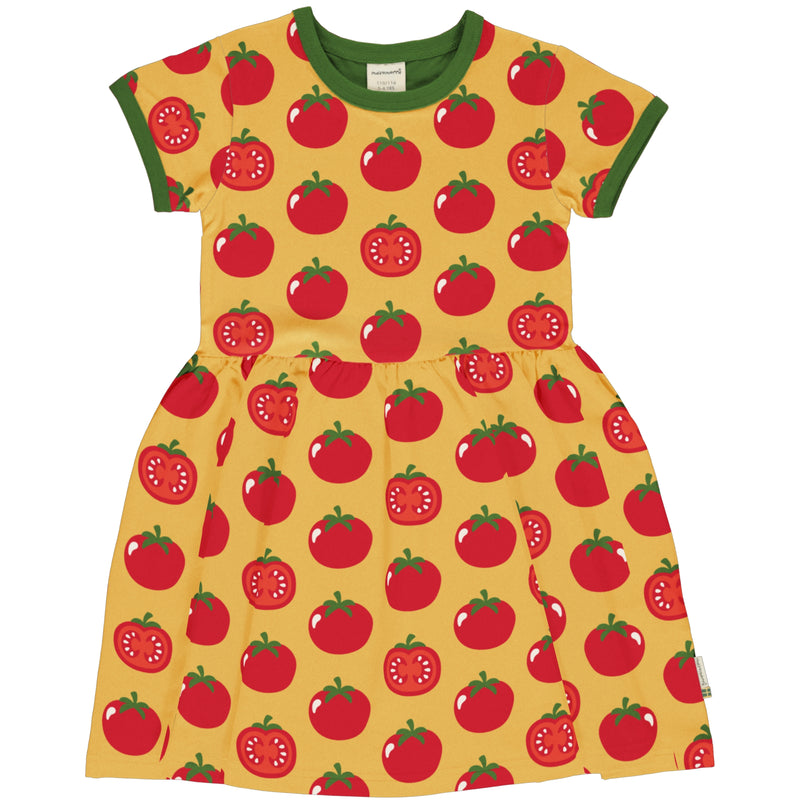 Maxomorra Spring Dress Spin SS TOMATO Sale