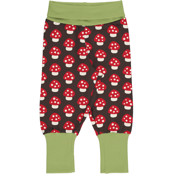 Maxomorra Autumn Pants Rib MUSHROOM sale
