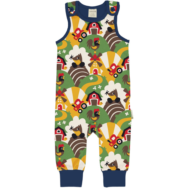 Maxomorra Autumn Playsuit FARM sale