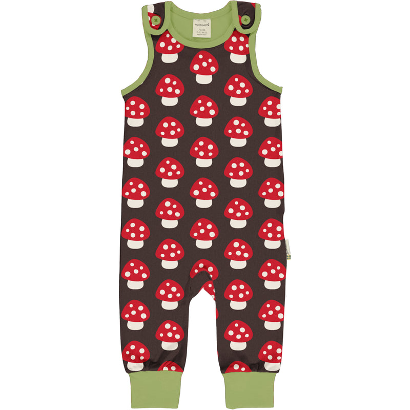 Maxomorra Autumn Playsuit MUSHROOM sale