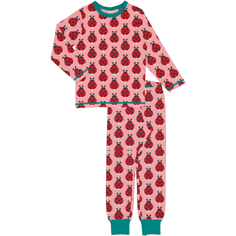 Maxomorra Autumn Pyjama Set LS LADYBUG sale
