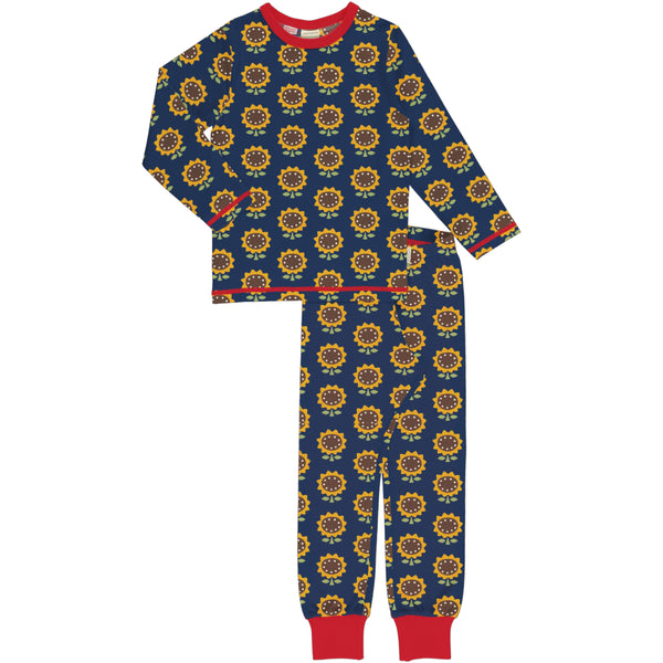 Maxomorra Autumn Pyjama Set LS SUNFLOWER sale