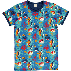 Maxomorra Summer Top SS Adult CORAL REEF sale