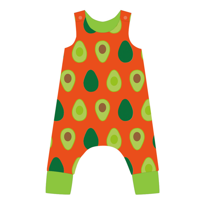 Pikolo Avocado lined dungarees sale
