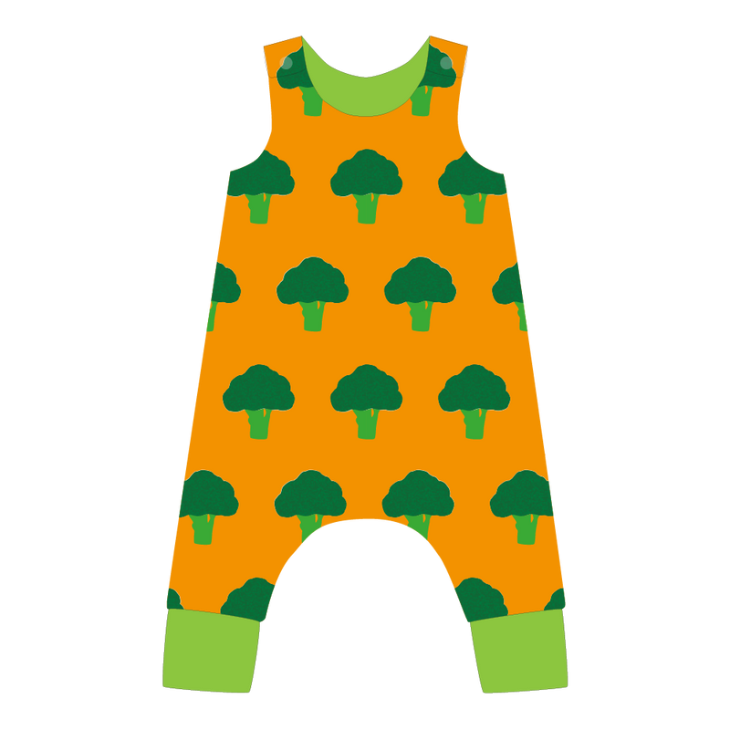 Pikolo Broccoli lined dungarees sale