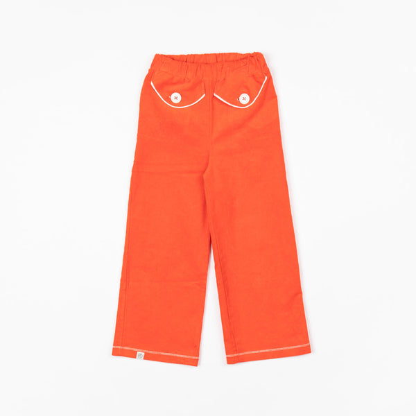 Alba of Denmark Flower Power Pants Spicy Orange sale
