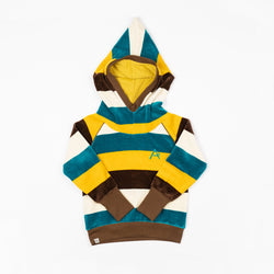 Alba of Denmark Habian Hood Blouse Turkish Tile Loves Stripes sale