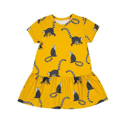 Malinami Short Sleeved Dress - Lemur Yellow